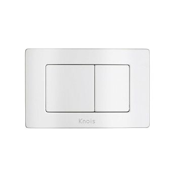 Кнопка механическая двойная Knois KN9900017 белая