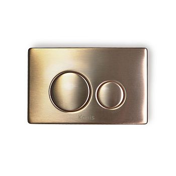 Кнопка механическая двойная Knois KN9900030 розовое золото