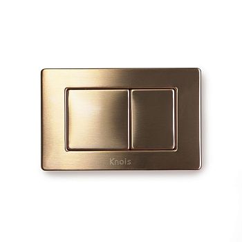 Кнопка механическая двойная Knois KN9900023 розовое золото