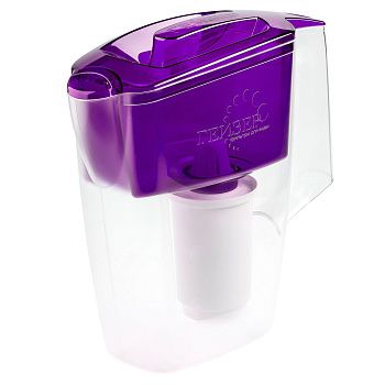 Фильтр- кувшин Альфа 2,5л. Гейзер 62047 сиреневый прозрачный