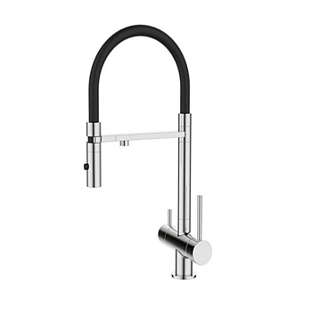 Смеситель для кухни DQ DA1462501Chrome с подключением к фильтру питьевой воды, хром (10)