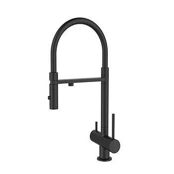 Смеситель для кухни DQ DA1462505Black с подключением к фильтру питьевой воды, черный (10)