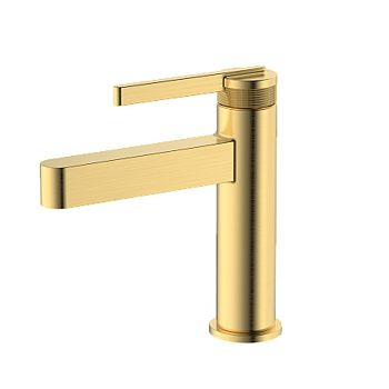 Смеситель для раковины DQ Bonn DA1702107 матовое золото (10)