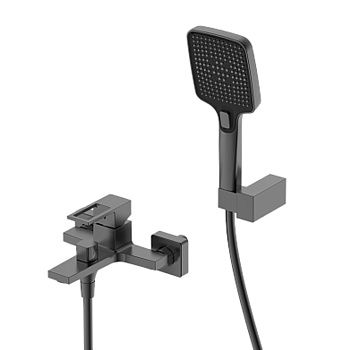 Смеситель для ванны DQ Dortmund DA1713206, короткий излив, графит (10)