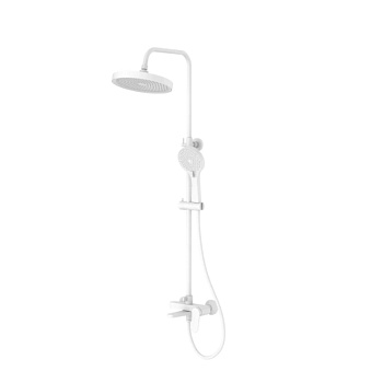 Душевая стойка BELZ B24786-8 с изливом, белый (10)