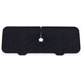 Силиконовый коврик под смеситель Fmark FS-PJ-007, черный