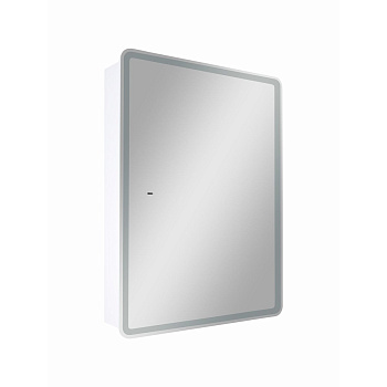 Зеркало-шкаф Velion LED 600х800 МВК432, универсальный с бесконтактным сенсором и смена подсветки