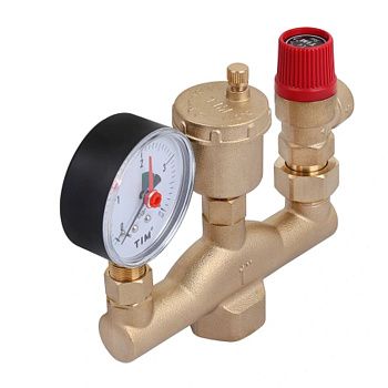 Группа безопасности котла КЛАССИК 1" ВР 1,5 бар TIM JH1025-1.5 (мин.1/16)