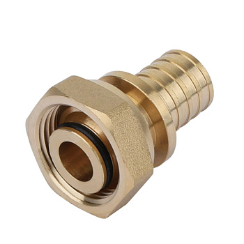 Муфта переходная аксиальная 3/4"х16(2.2) мм евроконус накидная гайка TIM H-JS1603E(2.2) (мин. 5/180)