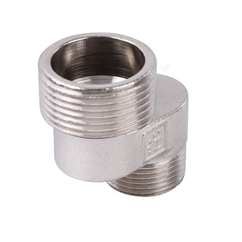 Эксцентрик 1/2"х3/4" НР/НР L-10 мм TIM ZSr.161.X.0845.10 никель (5/140)