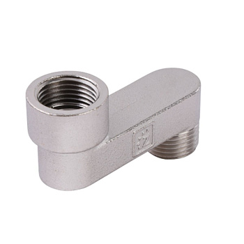 Эксцентрик 1/2"х1/2" ВР/НР L-10 мм TIM ZSr.161.X.0704.10 никель (5/130)