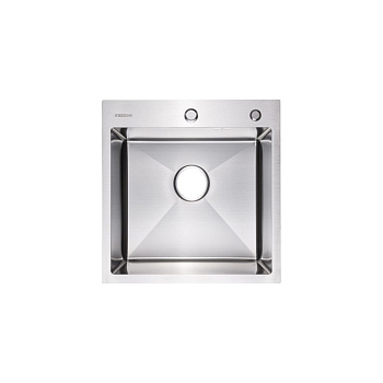 Мойка для кухни врезная Zegor ML-5050 матовая из нержавеющей стали, 50*50 см без сифона
