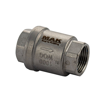 Обратный клапан МАК 3/4", 25134 из нержавеющей стали