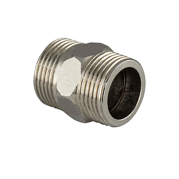 Ниппель соединительный МАК 491, 3/4" п/п из нержавеющей стали