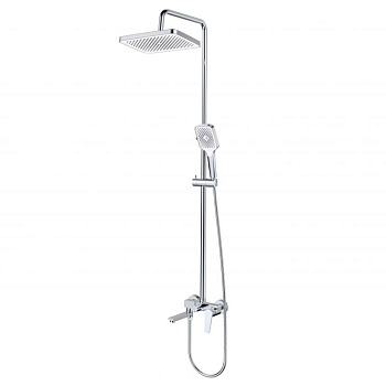 Душевая стойка со смесителем GROSS AQUA Level GA9990SMDR хром