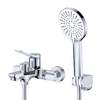 Смеситель для ванны GROSS AQUA Level 2890990C с коротким изливом