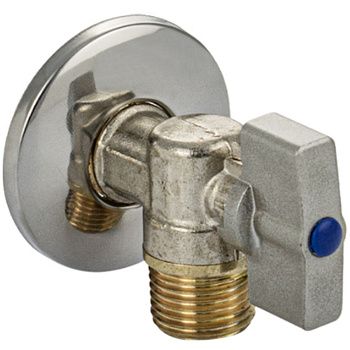 Кран угловой МАГНУС 10614, 1/2"х1/2"латунь