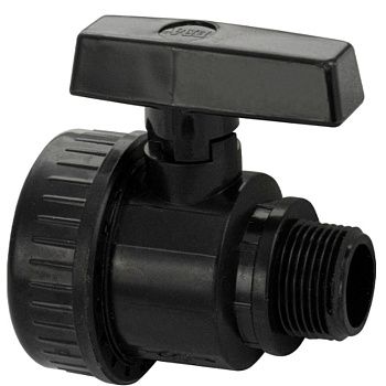 Кран шаровый МАК 3/4" 4701, г/ш, разборный из пластика