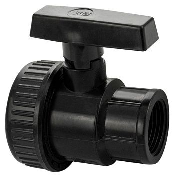 Кран шаровый МАК 1" 4705 г/г, разборный из пластика