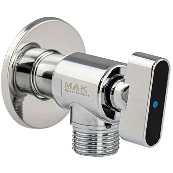 Кран угловой Санакс 1397 1/2"х1/2" латунь, хром
