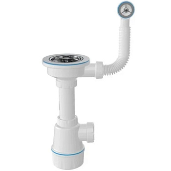 Cифон для мойки 3 1/2"х40 мм NOVA арт. 31024 без гофры