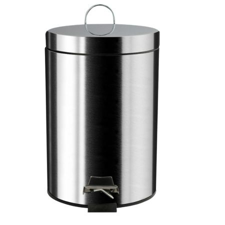 Ведро для мусора Санакс 112 (212) из нержавеющей стали с педалью 12 л