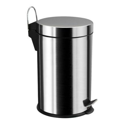 Ведро для мусора Санакс 112 (212) из нержавеющей стали с педалью 12 л
