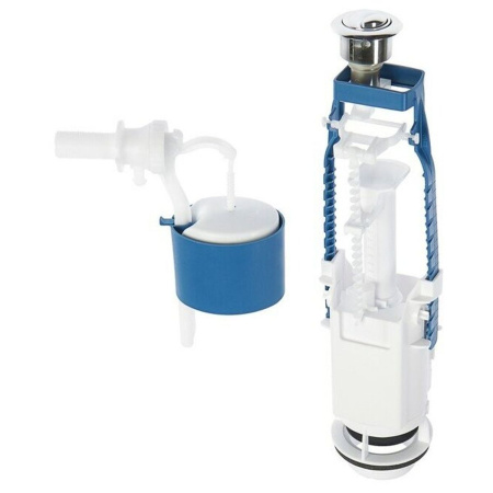 Комплект арматуры в бачок Уклад АБ 77.54.14.3 Двухрежимная с боковым подключением