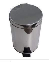 Ведро для мусора Санакс 107 из нержавеющей стали с педалью 7л