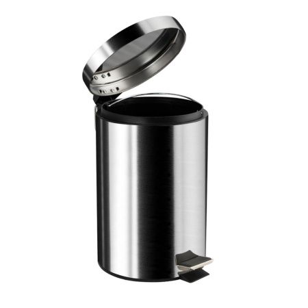 Ведро для мусора Санакс 107 из нержавеющей стали с педалью 7л