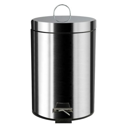 Ведро для мусора Санакс 107 из нержавеющей стали с педалью 7л