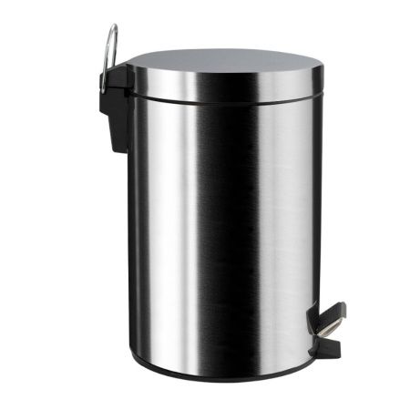 Ведро для мусора Санакс 107 из нержавеющей стали с педалью 7л