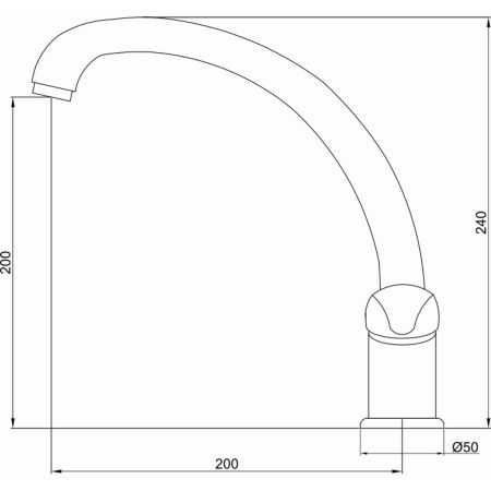 Смеситель для кухни Gross Aqua Basic 3205257С-A02