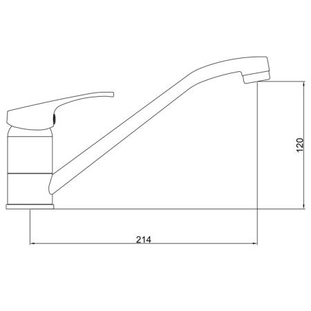 Смеситель для кухни Gross Aqua Base 3210258С-G0110