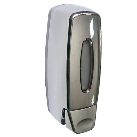 Дозатор для жидкого мыла BRIMIX 619 настенный пластиковый, хромированный 400 мл Дозатор для жидкого мыла BRIMIX 619 настенный пластиковый, хромированный 400 мл