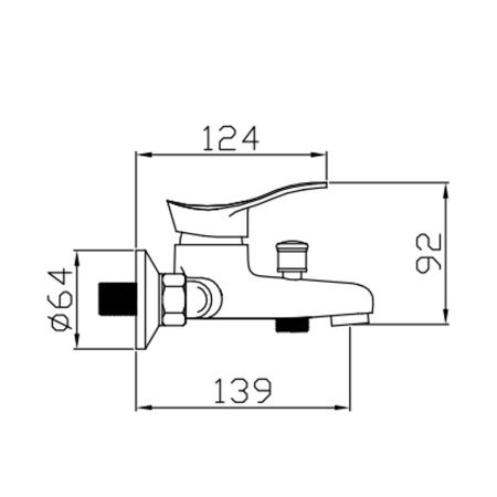 Смеситель для душа Potato P30214