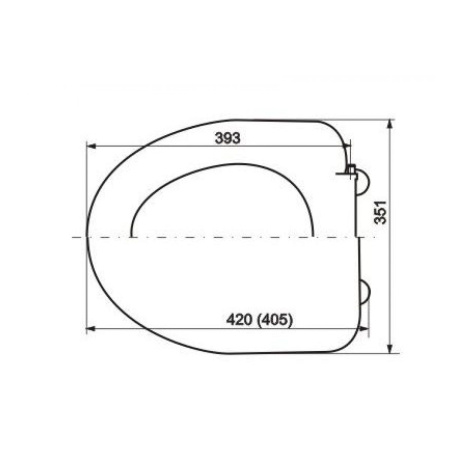 Сиденье для унитаза Уклад СУ 77.05.00 Белое