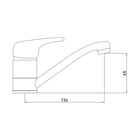 Смеситель для умывальника Gross Aqua Optima 3509511C-G0145