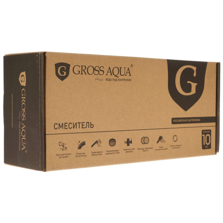 Смеситель для ванны Gross Aqua Alfa 7211313С-35S
