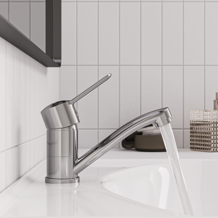 Смеситель для умывальника Gross Aqua Alfa 3210313С-G0109