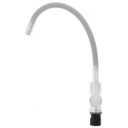Смеситель для кухни Gross Aqua ColorFlex 3241508G с гибким изливом серый