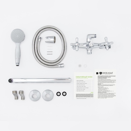 Смеситель для ванны Gross Aqua Retro 7016083С-35L(F)-Н