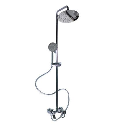 Душевая стойка BRIMIX 3087 с тропическим душем и смесителем