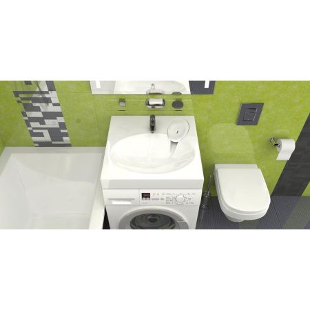 Раковина для ванной MARRBAXX Мэйси V5D1 над стиральной машиной с кронштейном V5