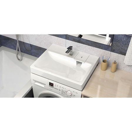 Раковина для ванной MARRBAXX Стайл V50D1 над стиральной машиной с кронштейном V50