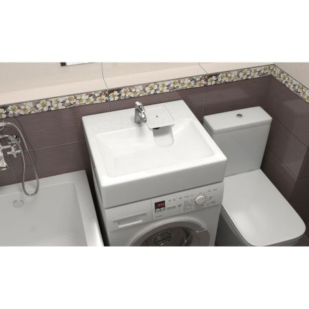 Раковина для ванной MARRBAXX Стайл V50D1 над стиральной машиной с кронштейном V50