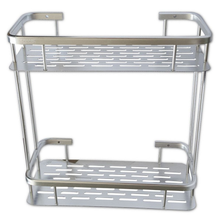 Полка для ванной Санакс 75067 настенная 2 яруса