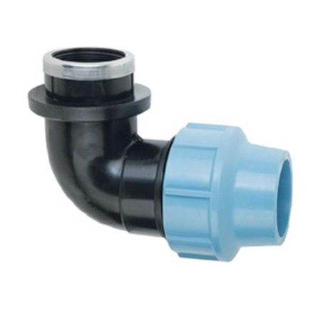 Угольник ПНД компрессия 25Х3/4" ВР Santehplast