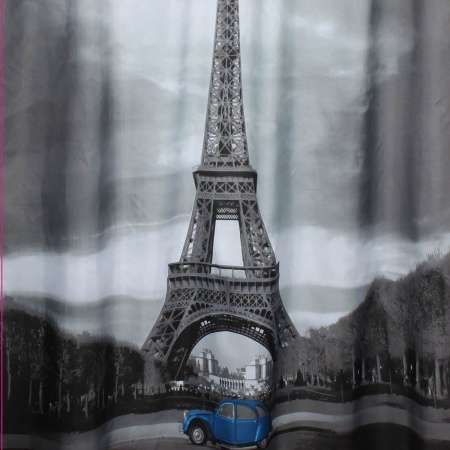 Штора для ванной BRIMIX 02-04 фотопечать Париж 180х180