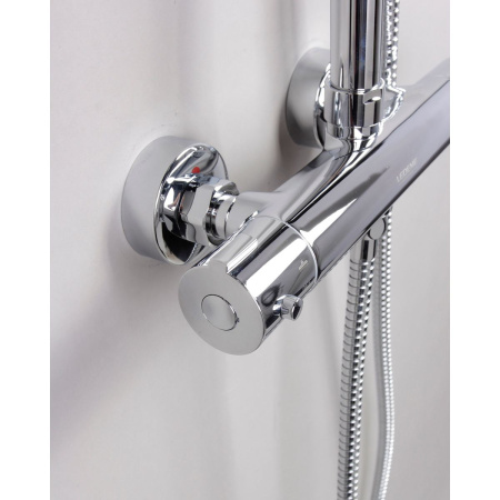 Душевая система LEDEME L2411 с термостатическим смесителем и тропическим душем